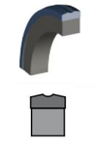 CPPU - Joint de piston standard CPPU - Joint de piston standard